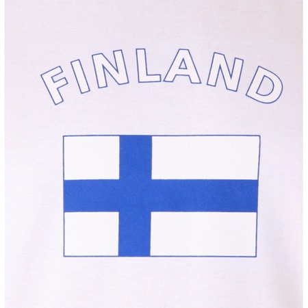 Tanktop met vlag Finland print