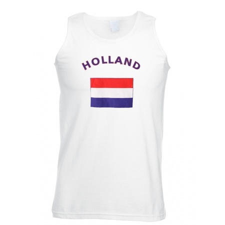 Tanktop met vlag Holland print