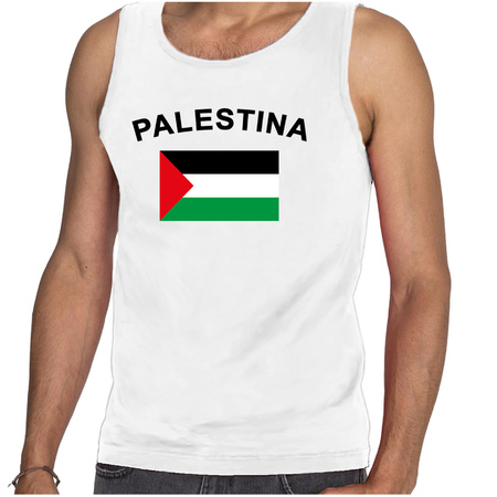 Tanktop met vlag Palestina print