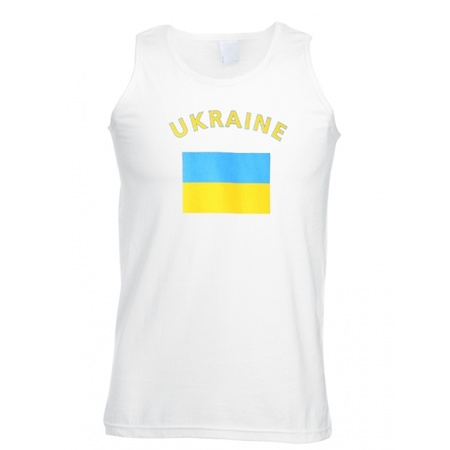 Tanktop met vlag Oekraine print