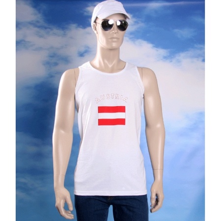 Tanktop with the flag of Austria