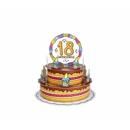XXL 3D cake cart 18 years 