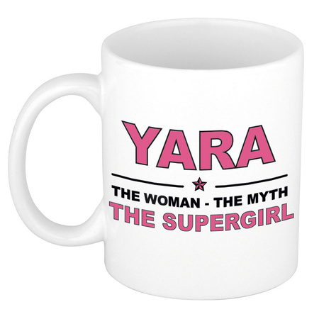 Yara The woman, The myth the supergirl collega kado mokken/bekers 300 ml
