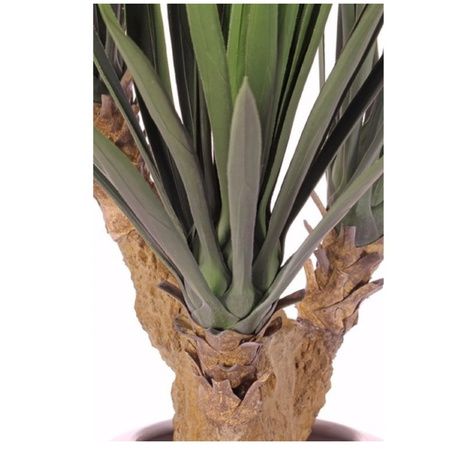 Yucca kunstplant 90 cm in pot voor binnen/buiten