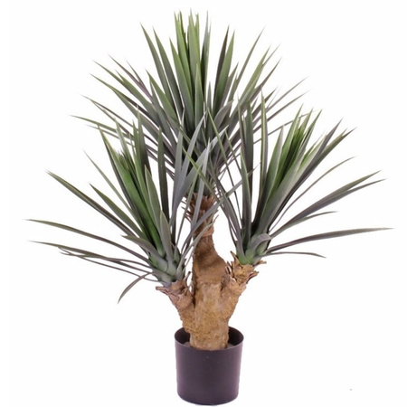 Yucca artificial plant 90 cm in pot indoor/outdoor