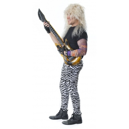 Zebra print verkleed legging - rockers - dames en heren