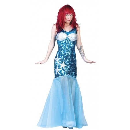 Blue mermaid dress