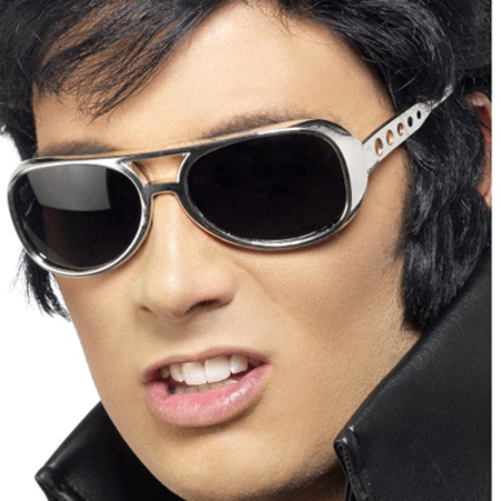 Silver Elvis sunglasses