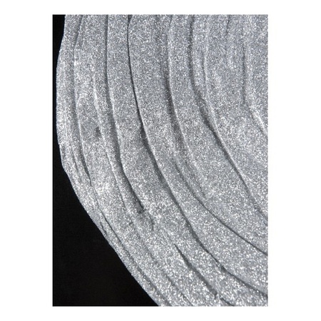 Sparkle paper lantarn silver 25 cm