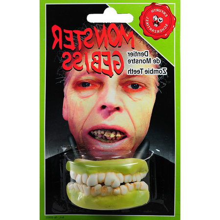 Horror zombie teeth