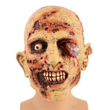 Zombie mask with bleeding eye