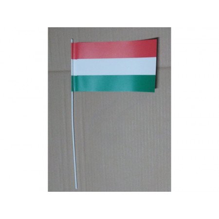 Hand wavers with Hungary flag