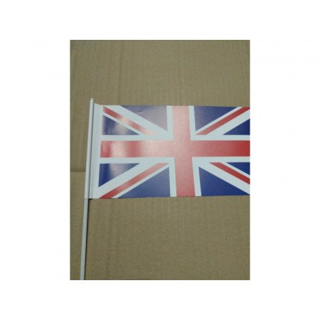 Handvlag Union Jack 12 x 24 cm