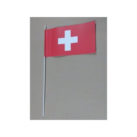 Handvlag Zwitserland 12 x 24 cm