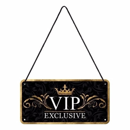 Hanging sign VIP