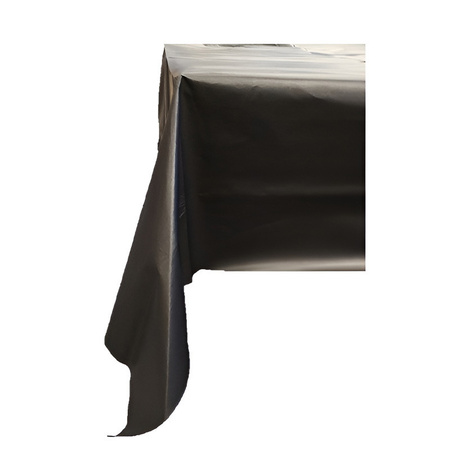 Zwart tafellaken/tafelkleed 138 x 220 cm herbruikbaar