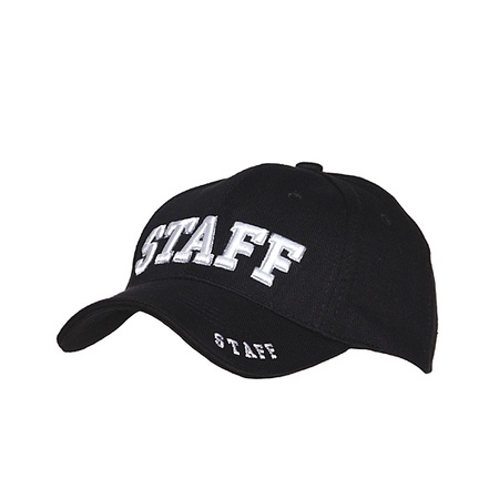 Black baseball cap Staff